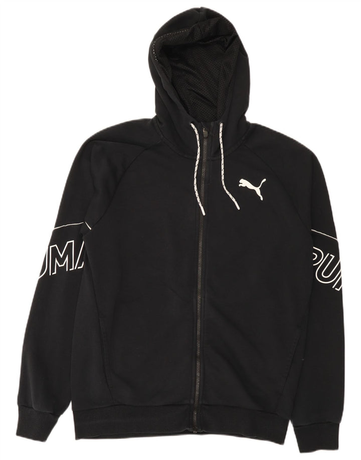 Puma Sweat à Capuche Graphic Zip Homme Noir Moyen Coton