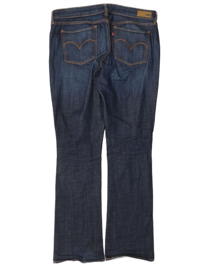 Levi's Jean Bootcut Taille Moyenne Femme W33 L32 Bleu Marine Coton