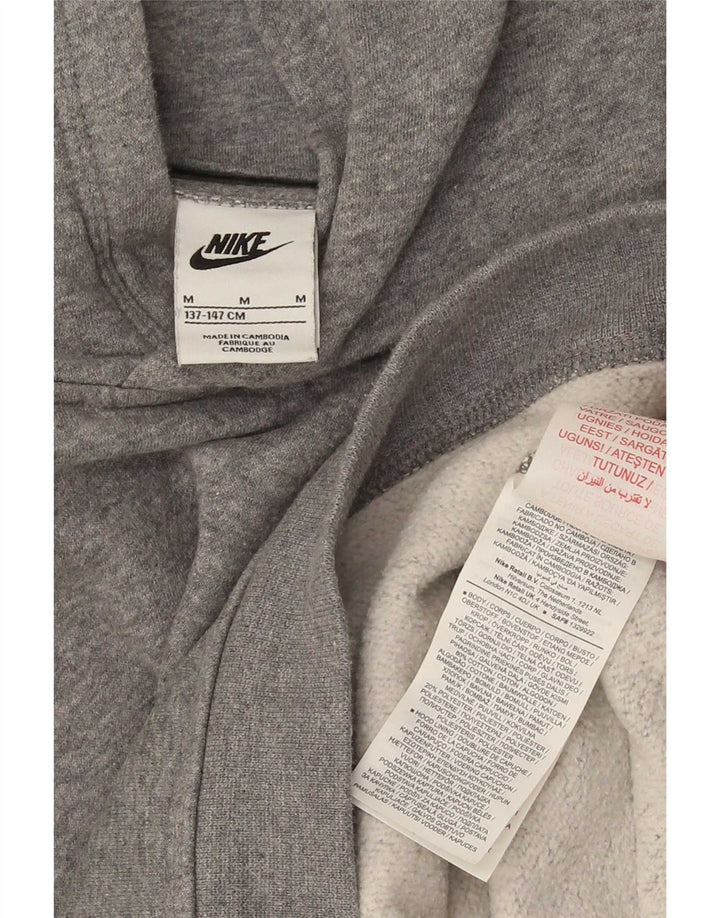 Nike Pull à capuche garçon 10-11 ans Gris moyen Coton
