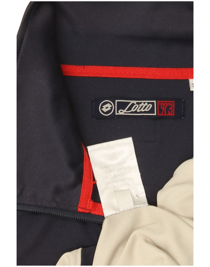 Lotto Veste de survêtement pour homme 2XL Beige Colourblock Polyester