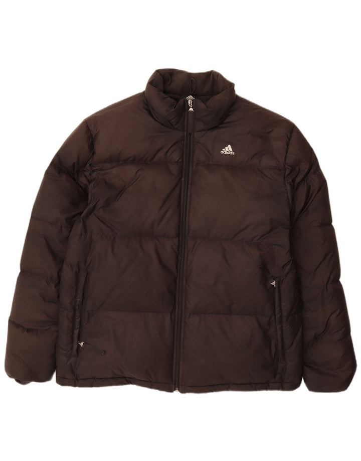 Adidas Veste rembourrée pour homme UK 40 Large Noir Polyester