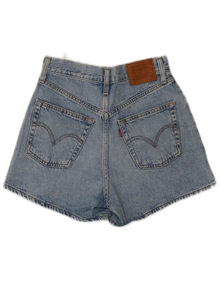 LEVI'S Short en Jean Femme W24 XS Bleu Coton