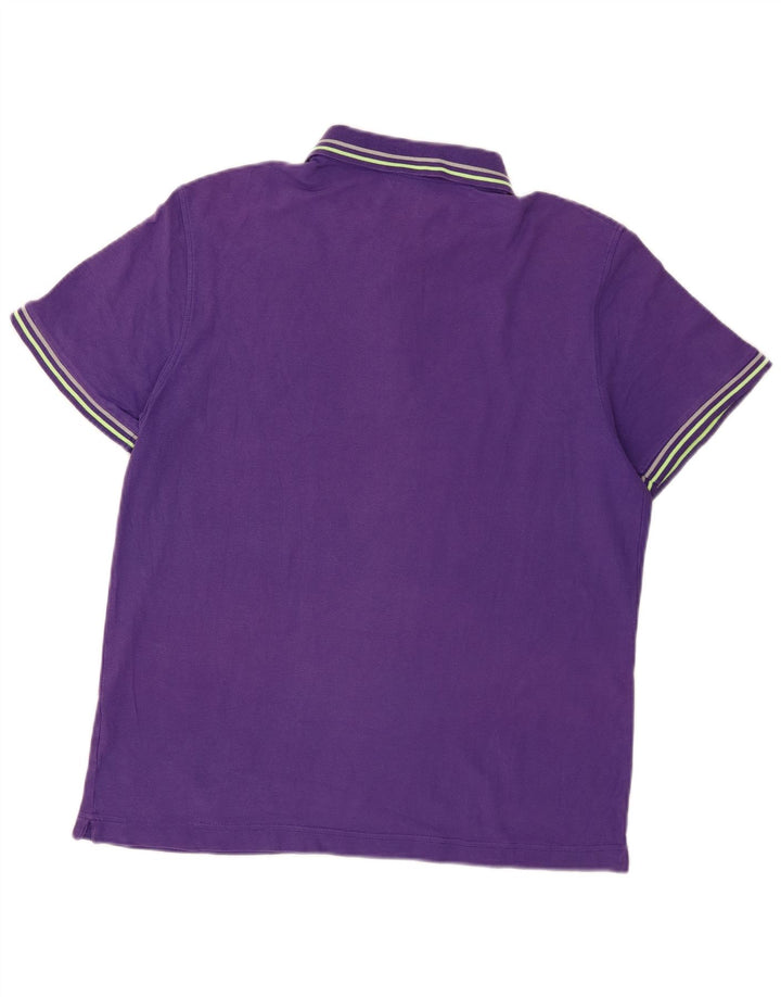 Lotto Polo Homme Violet Moyen Coton