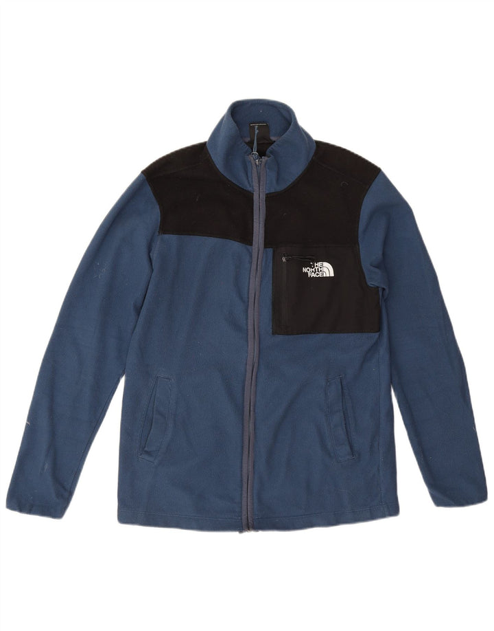 The North Face Veste polaire pour homme UK 36 Small Bleu Colorblock Polyester