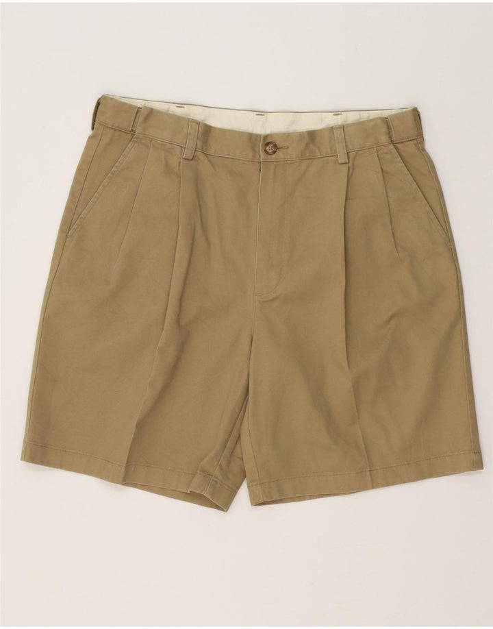 L.L.Bean Short Chino Pegged Homme W35 Grand Coton Kaki