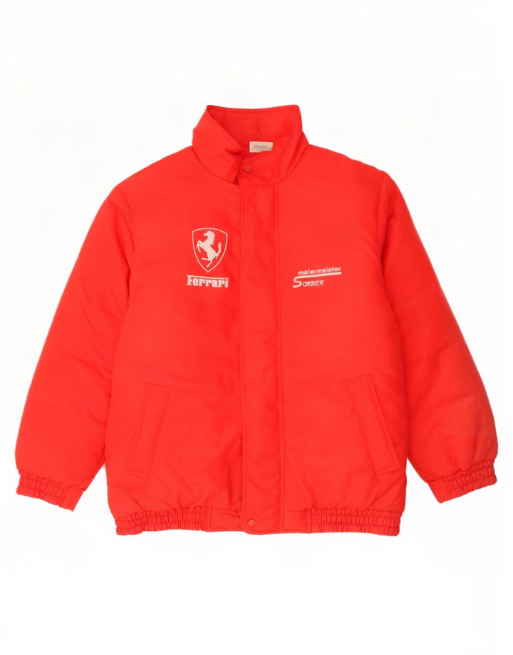 Ferrari Veste coupe-vent pour homme UK 42 XL Rouge Polyester