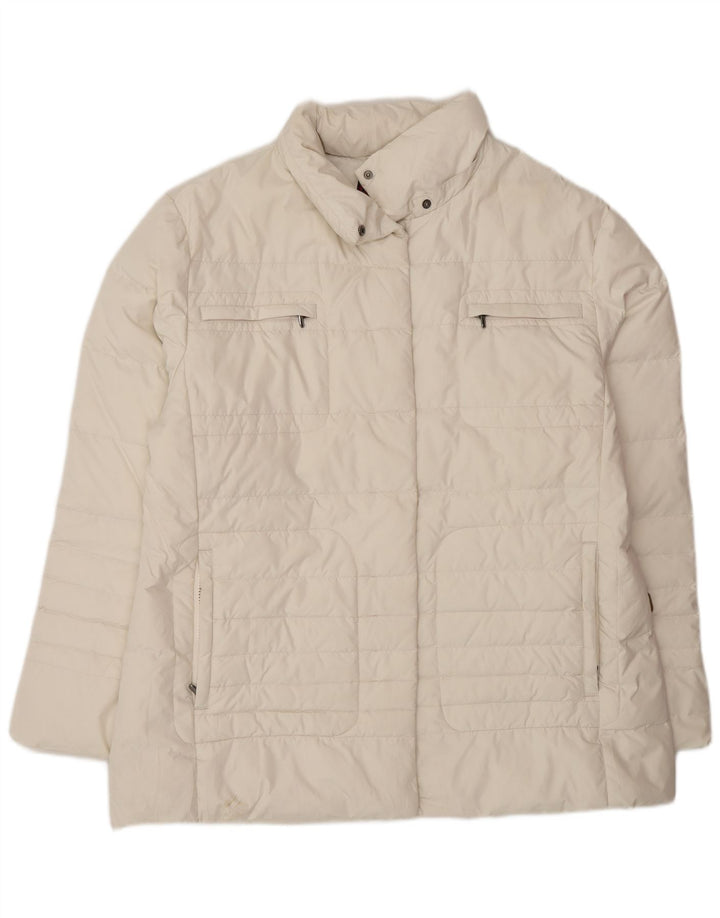 Invicta Veste rembourrée pour femme UK 18 XL Polyester blanc cassé