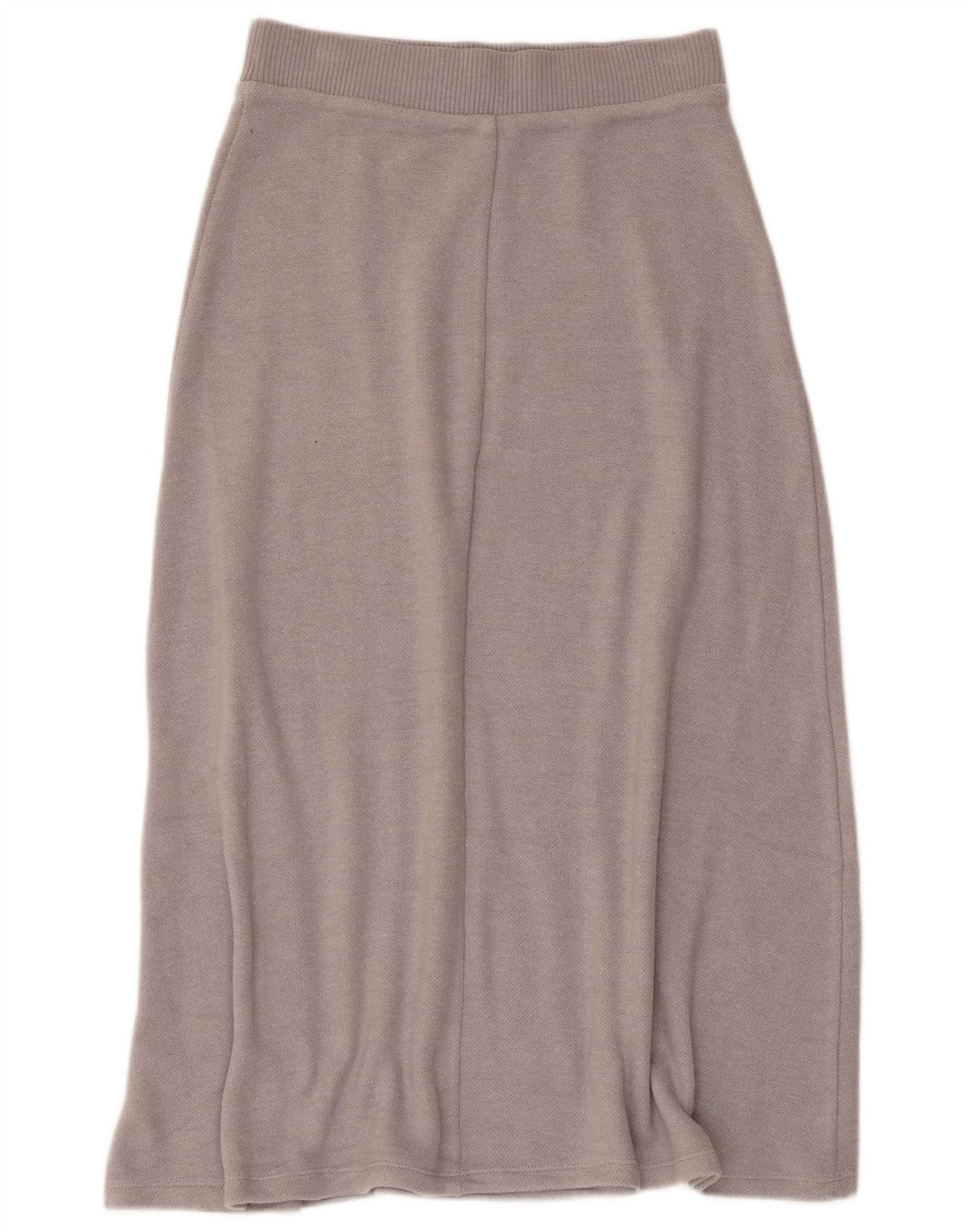 Zara Femme Jupe Évasée En Tricot Small W26 Gris Viscose