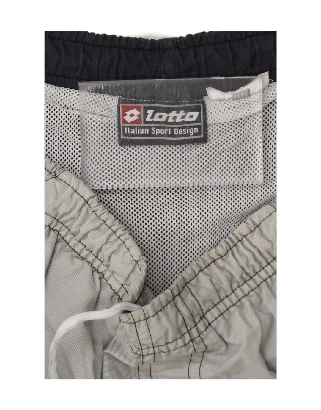 LOTTO Short de Sport Homme Large Gris Colorblock