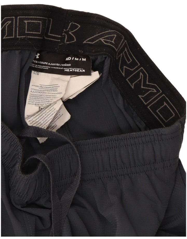 Under Armour Short de Sport Heat Gear Homme Gris Moyen Polyester