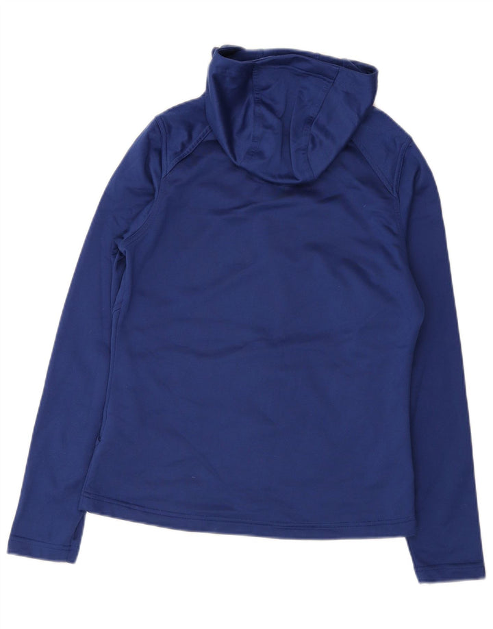 The North Face Pull à capuche zippé pour femme UK 12 Bleu moyen Polyester