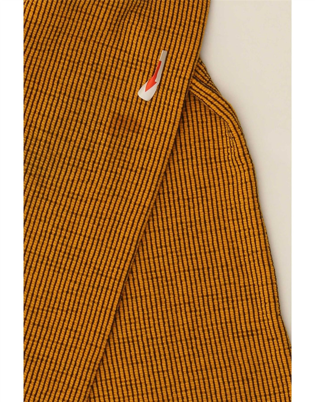 Zara Femme Top Manches Longues UK 12 Rayé Orange Moyen