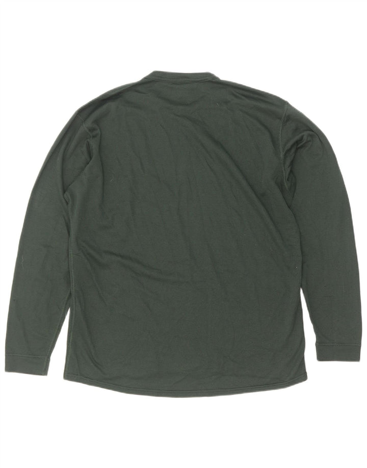 Patagonia Haut à Manches Longues Homme Vert Moyen Polyester