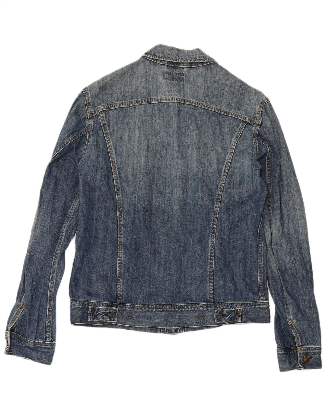 Lee Veste en jean pour femme UK 16 Large Bleu Coton