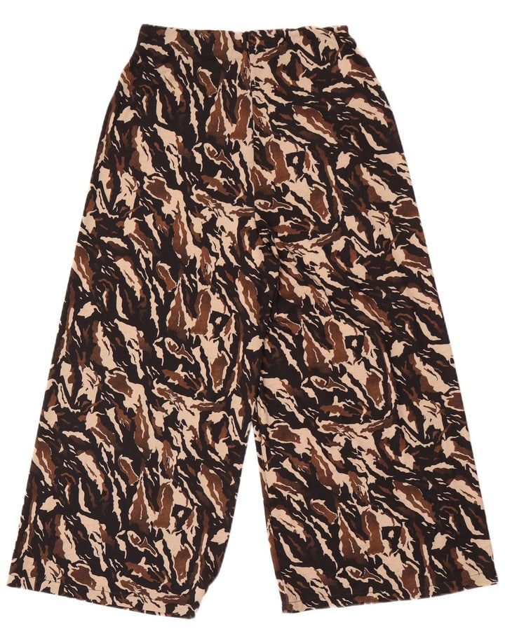 Pantalon De Survêtement Capri Femme Zara UK 8 Petit Camouflage Multicolore