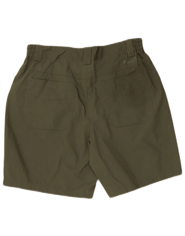 Mountain Warehouse Short chino pour femme UK 12 Medium W30 Kaki Polyester