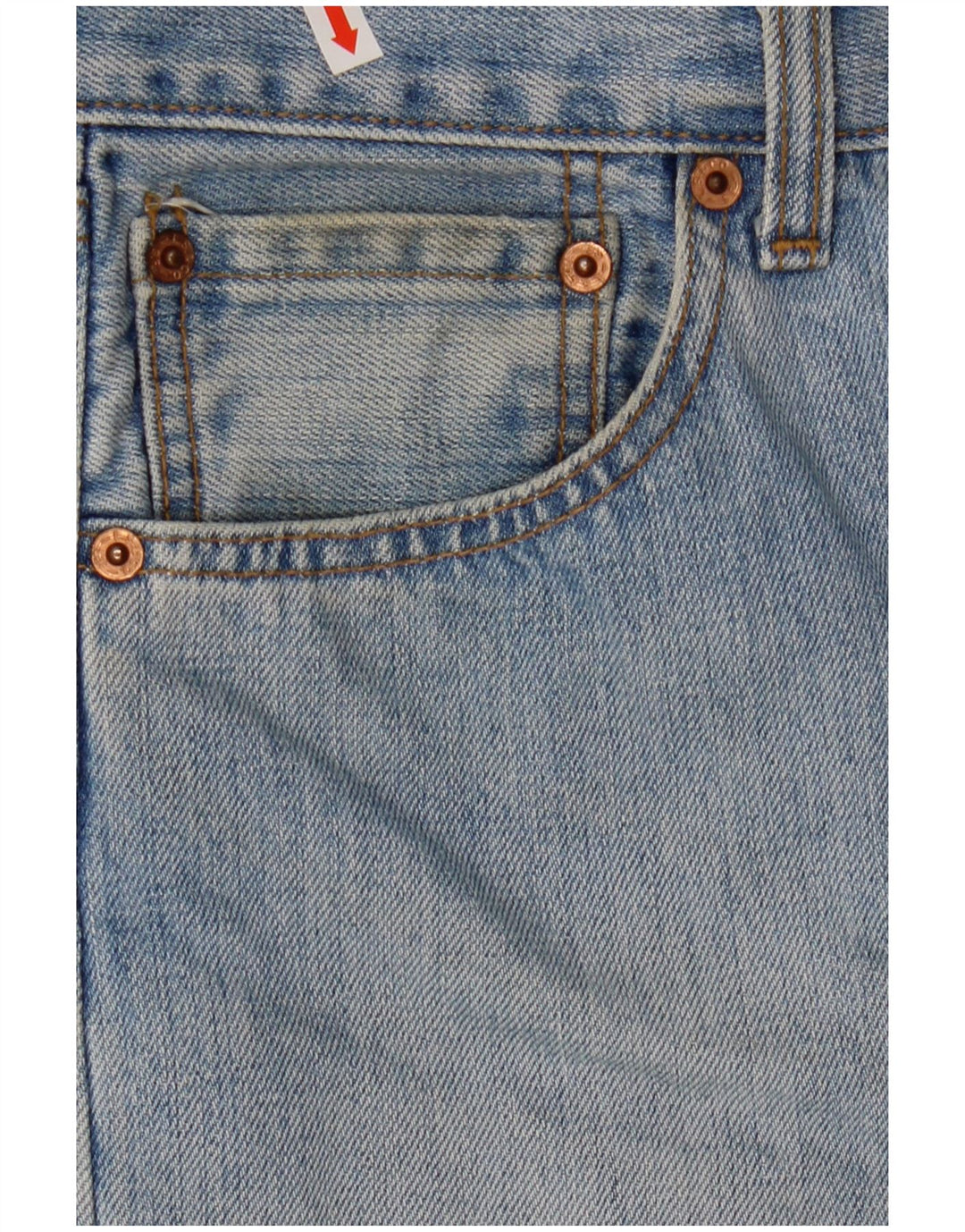 LEVI'S Short en Jean 501 Homme W34 Grand Bleu Coton