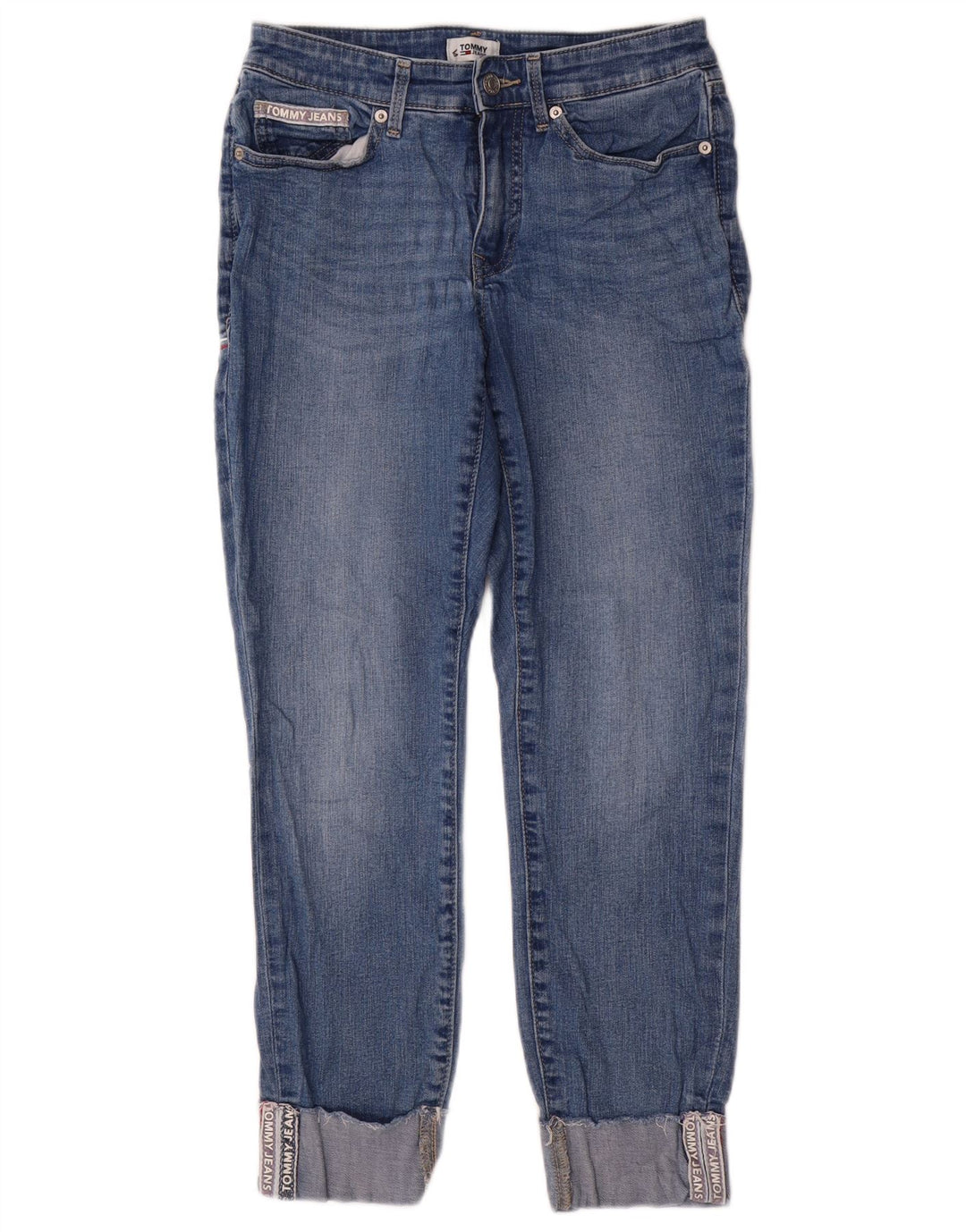 Tommy Hilfiger Jean fuselé pour femme US 4 Small W27 L26 Bleu Coton