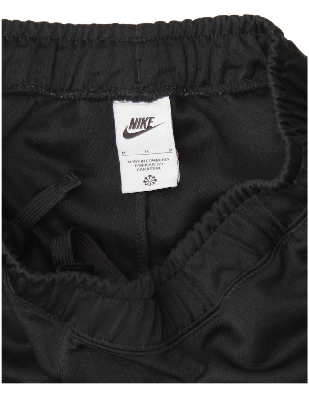 Nike Pantalon de survêtement graphique pour femme UK 14 Polyester noir moyen