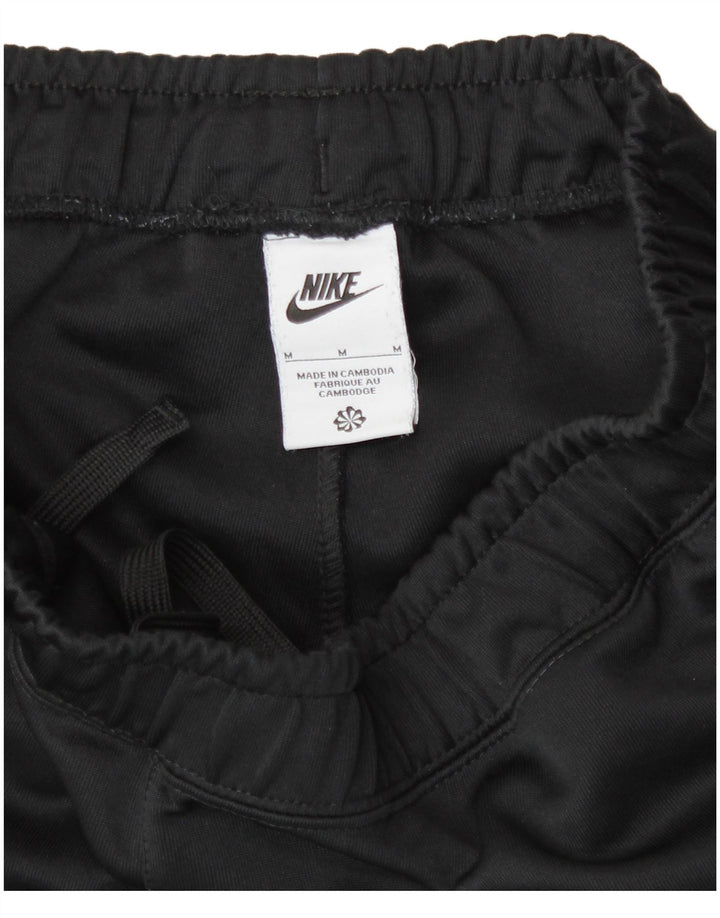Nike Pantalon de survêtement graphique pour femme UK 14 Polyester noir moyen