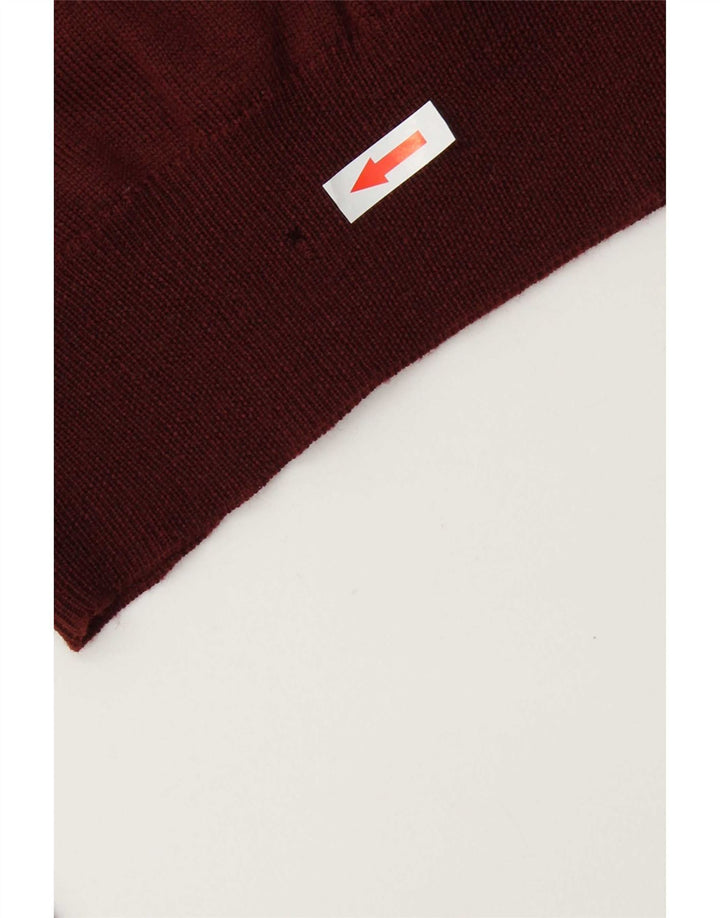 Boggi Pull col V pour homme Taille L Bordeaux