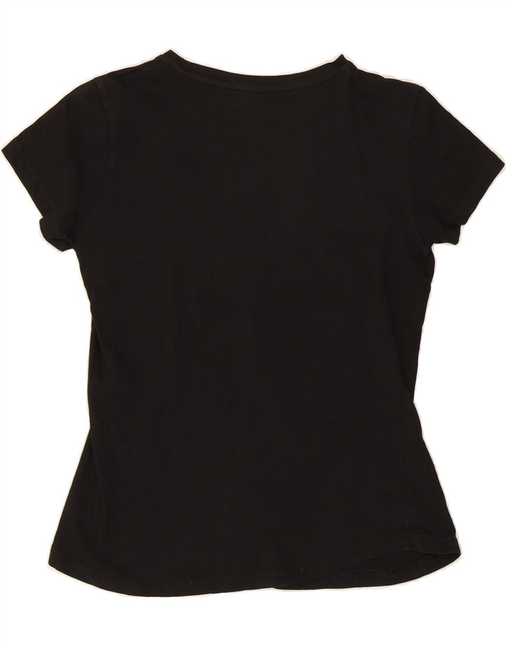 PUMA Womens T-Shirt Top UK 10 Small Black Vintage Puma and Second-Hand Puma from Messina Hembry 