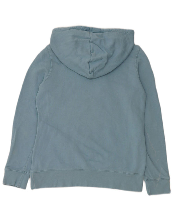 Adidas Pull à capuche graphique pour femme UK 8 Petit Bleu Coton