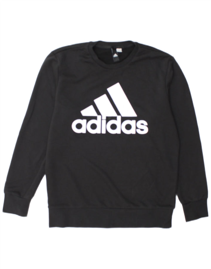 Adidas Sweat-shirt graphique pour homme, grand noir