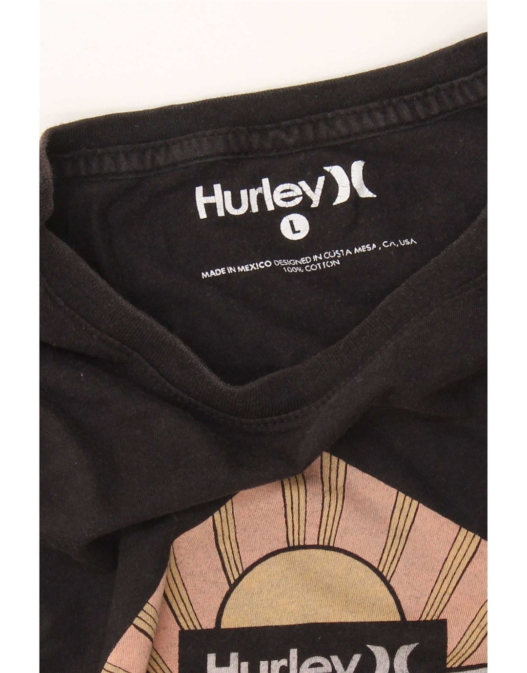 Harley T-Shirt graphique pour hommes, grand coton noir