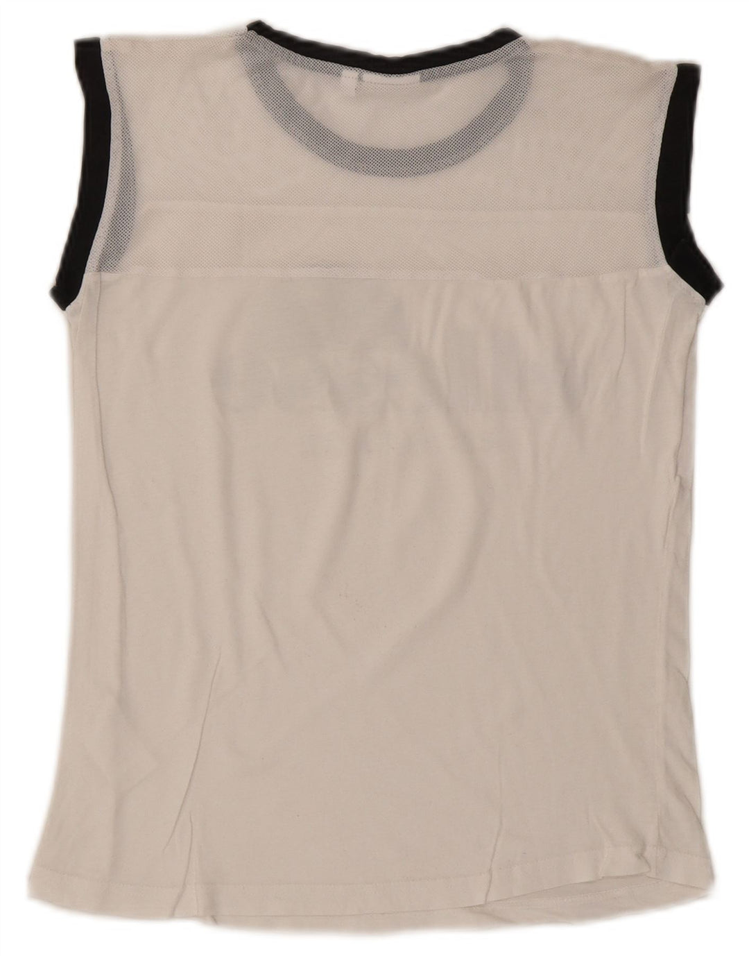 Ellesse Débardeur graphique pour femme UK 10 Small Blanc