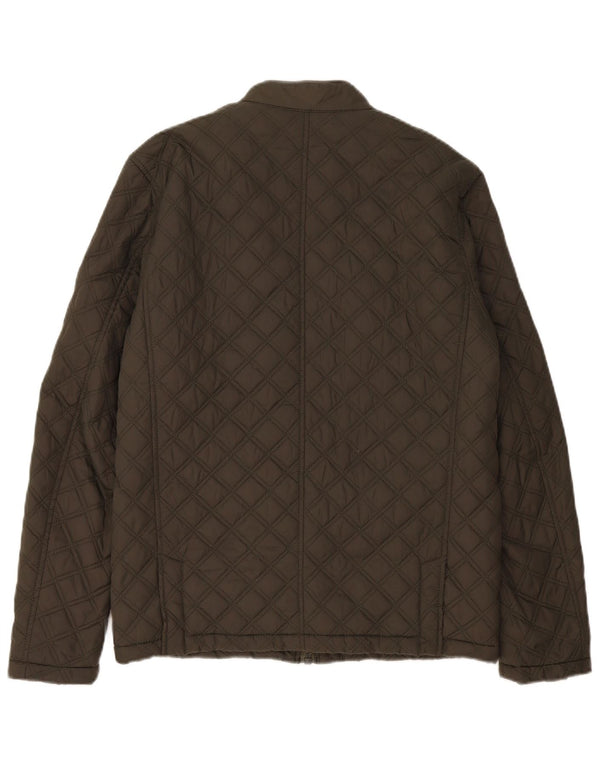 Superdry Veste matelassée pour homme UK 38 Medium Kaki Polyester