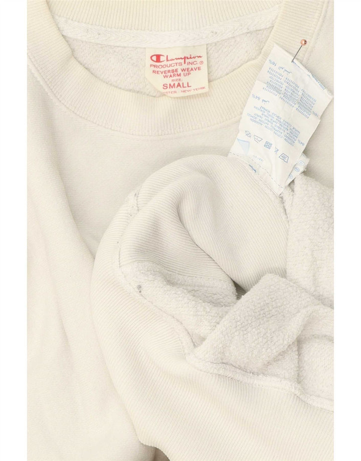 Champion Reverse Weave Sweatshirt Jumper Petit Coton Blanc