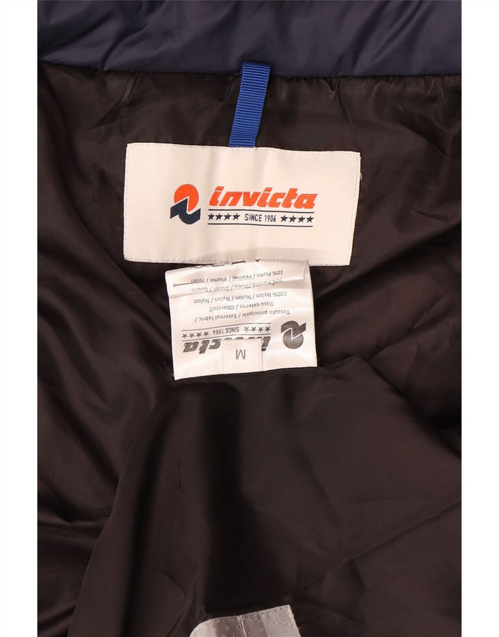 Invicta Veste matelassée à capuche pour femme UK 14 Medium Navy Blue Nylon