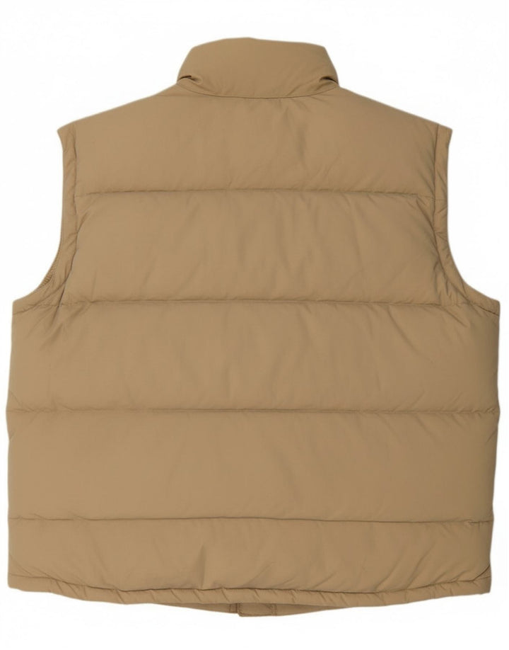 Asics Gilet rembourré homme UK 42 XL Beige Polyester