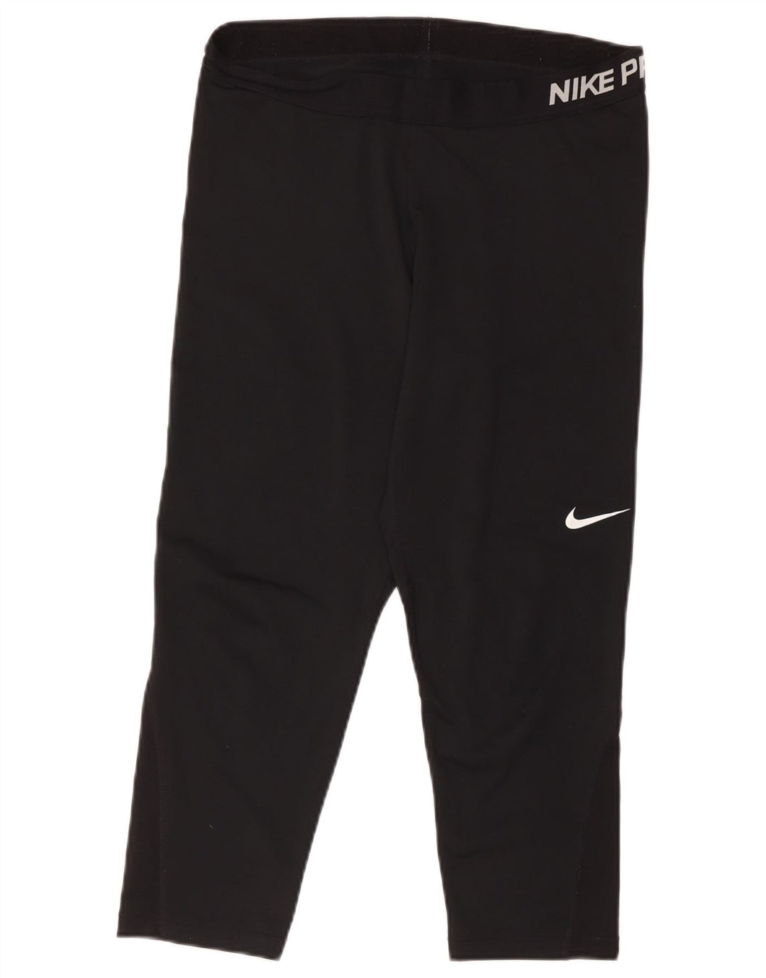 Nike Legging Capri Dri Fit Graphic pour femme UK 18 XL Noir Polyester