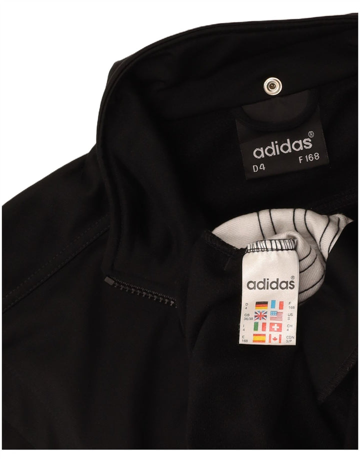 ADIDAS Veste de survêtement graphique sans manches pour hommes UK 36/38 Petit Noir