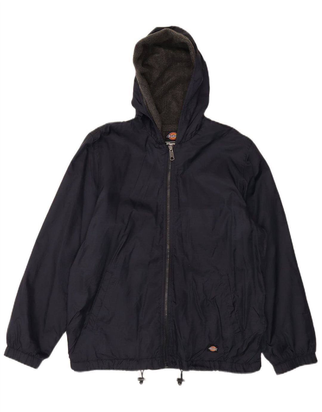 DICKIES Veste coupe-vent à capuche pour garçon 14-15 ans Large Bleu Marine Nylon