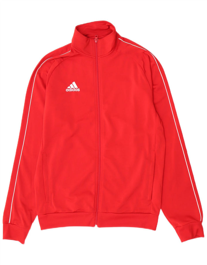 Adidas Veste de survêtement pour homme Rouge moyen Polyester