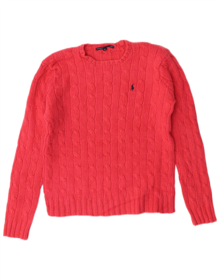 RALPH LAUREN Pull à col rond pour fille 9-10 ans Rose