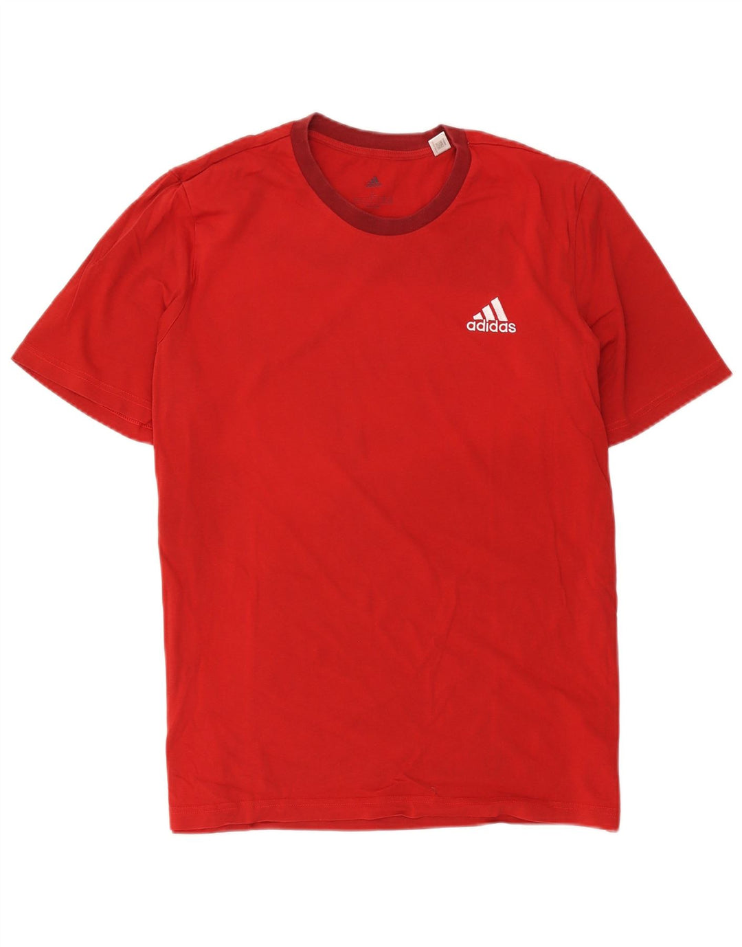 Adidas T-Shirt Homme Haut Large Rouge Coton