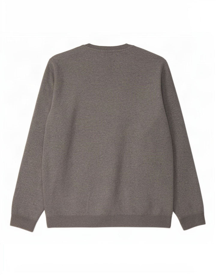 Nike Sweat-shirt pour homme en coton moucheté Gris Taille L