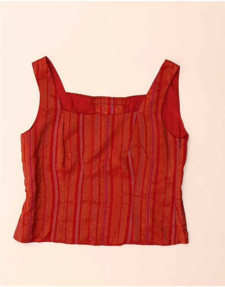 Fox's Ensemble 3 pièces pour femme EU 36 Small W30 Rouge Floral Acétate Moderne