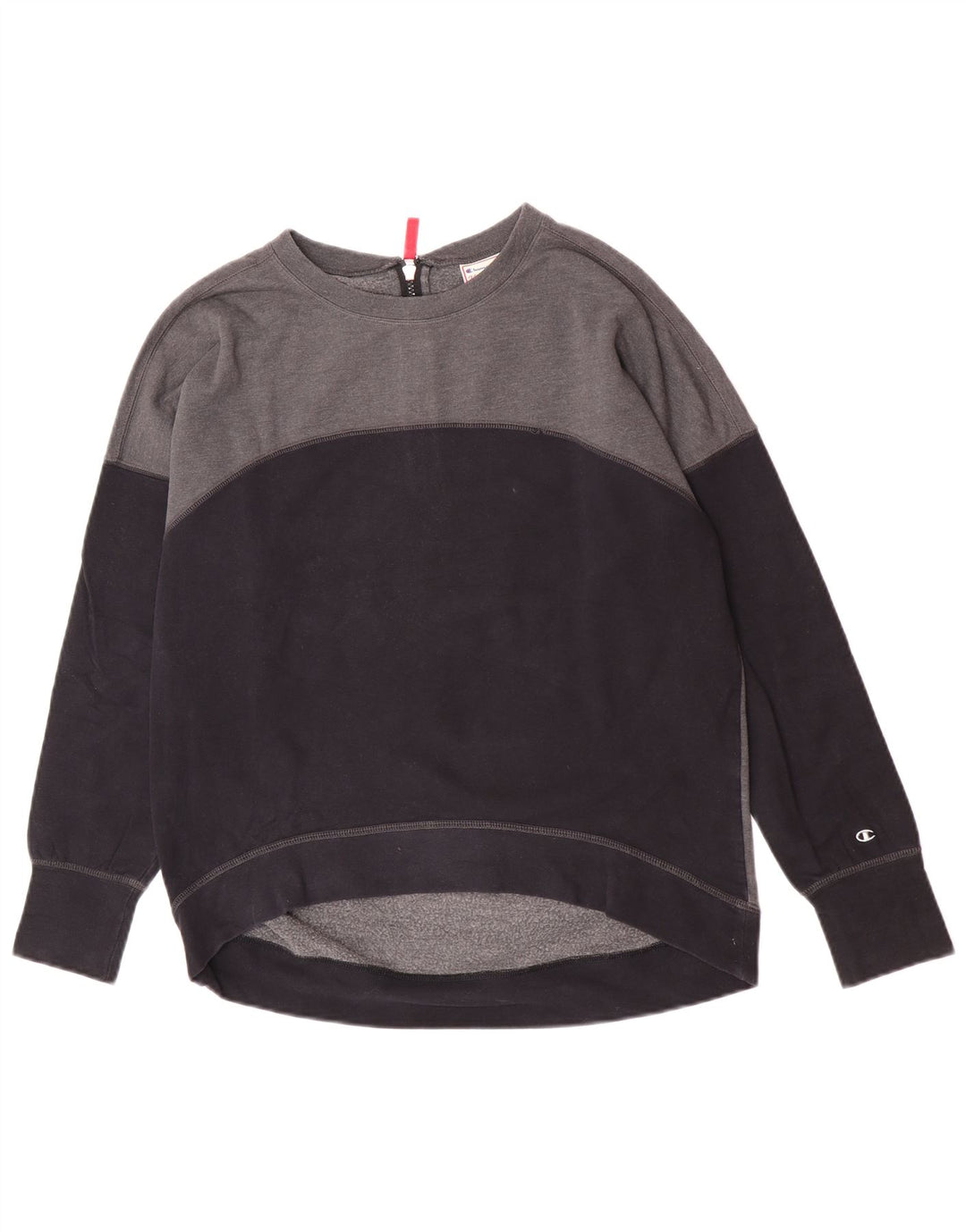 Champion Sweat-shirt pour femme UK 16 Large Noir Colourblock