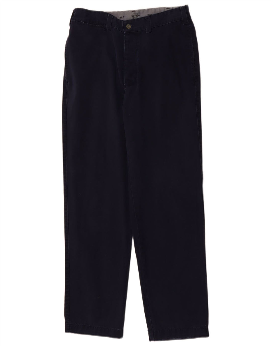 DOCKERS Pantalon Chino Droit Homme W31 L32 Bleu Marine Coton