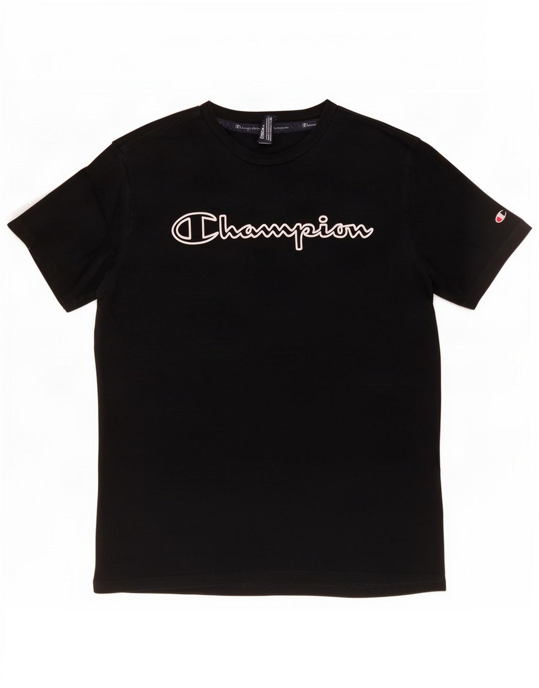 Champion T-Shirt Graphique Homme Noir Moyen Coton