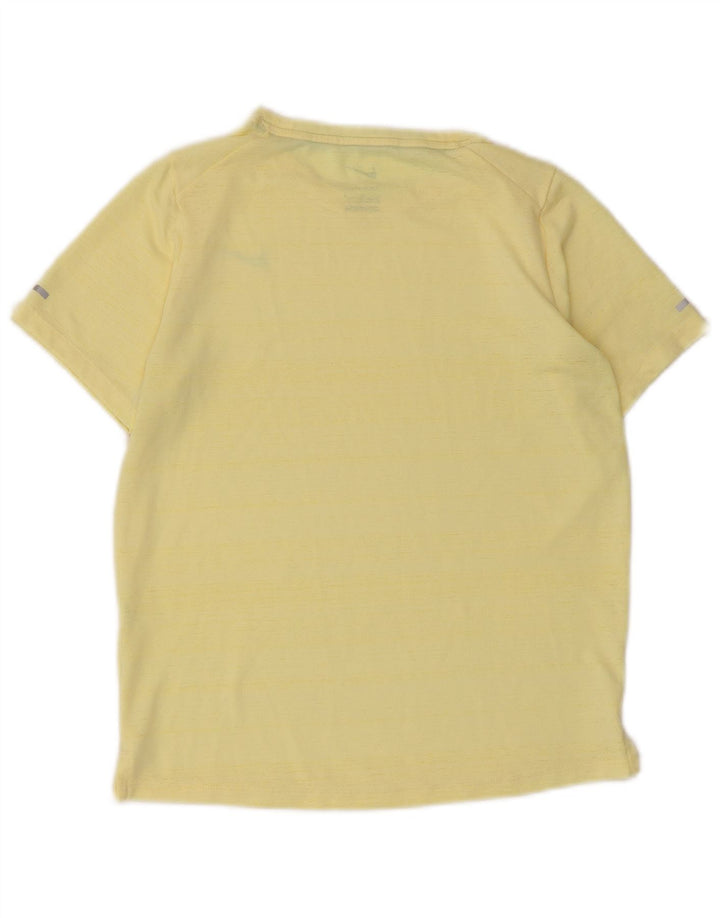 Nike Garçon Dri Fit T-Shirt Top 10-11 ans Jaune Moyen