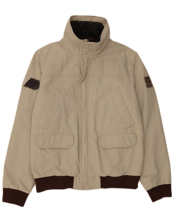 Murphy & Nye Veste Bomber Sailmakers Homme UK 42 XL Gris Colorblock Coton