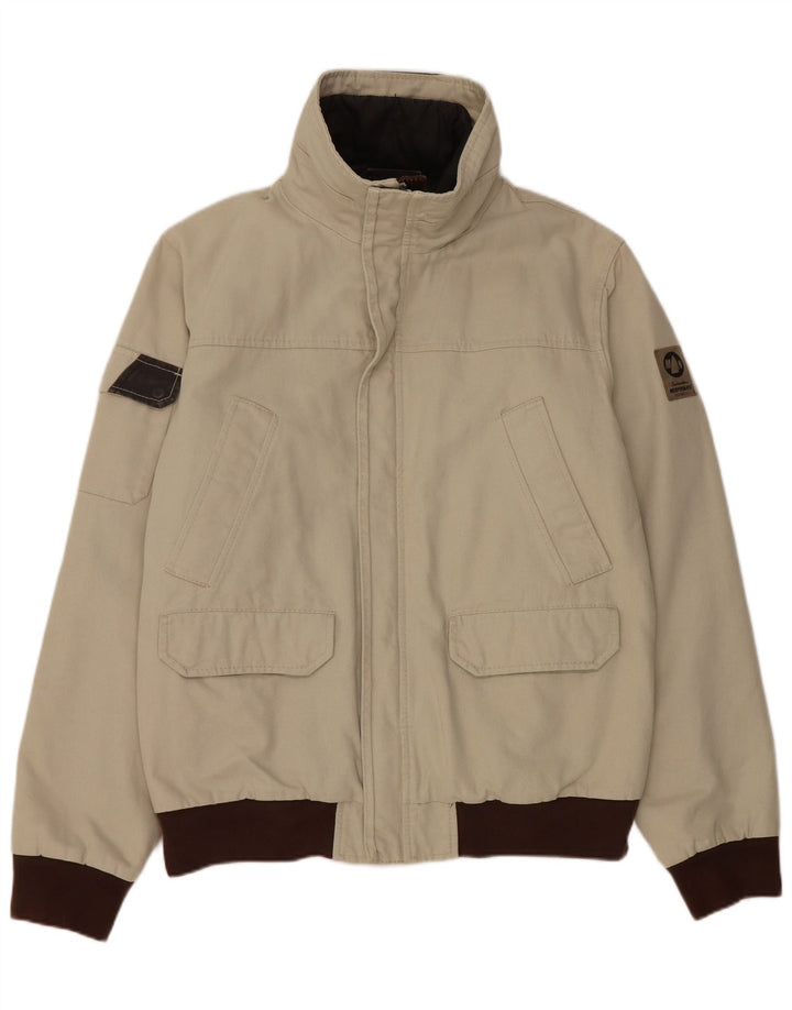 Murphy & Nye Veste Bomber Sailmakers Homme UK 42 XL Gris Colorblock Coton