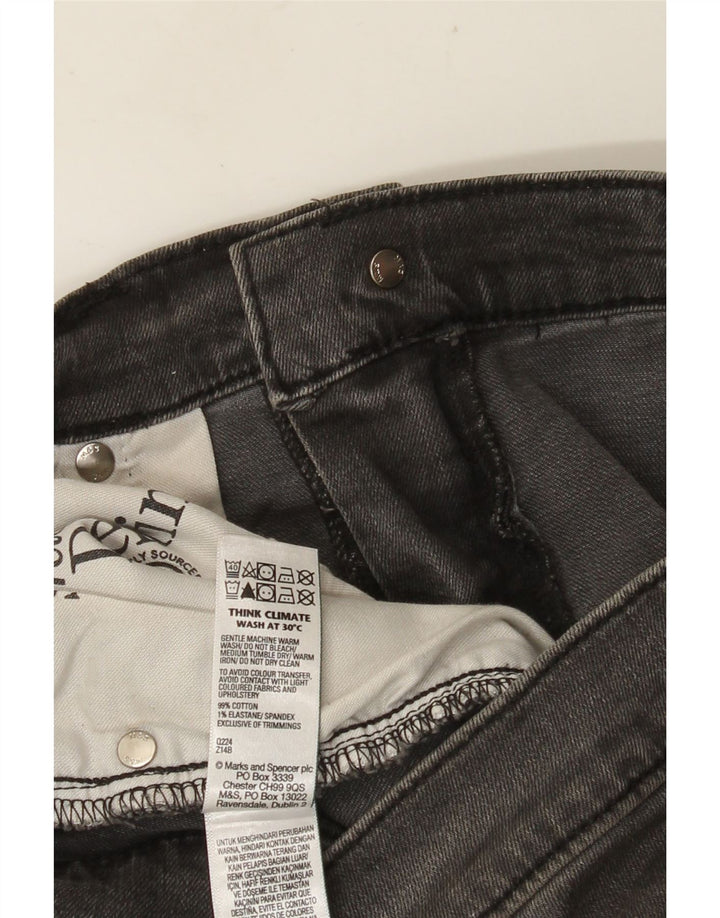 MARKS & SPENCER Jean Droit Homme W34 L29 Gris Coton