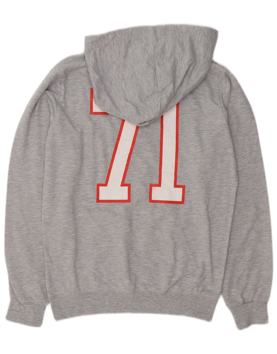 Starter Pull à Capuche Graphique Homme Gris Moyen Coton